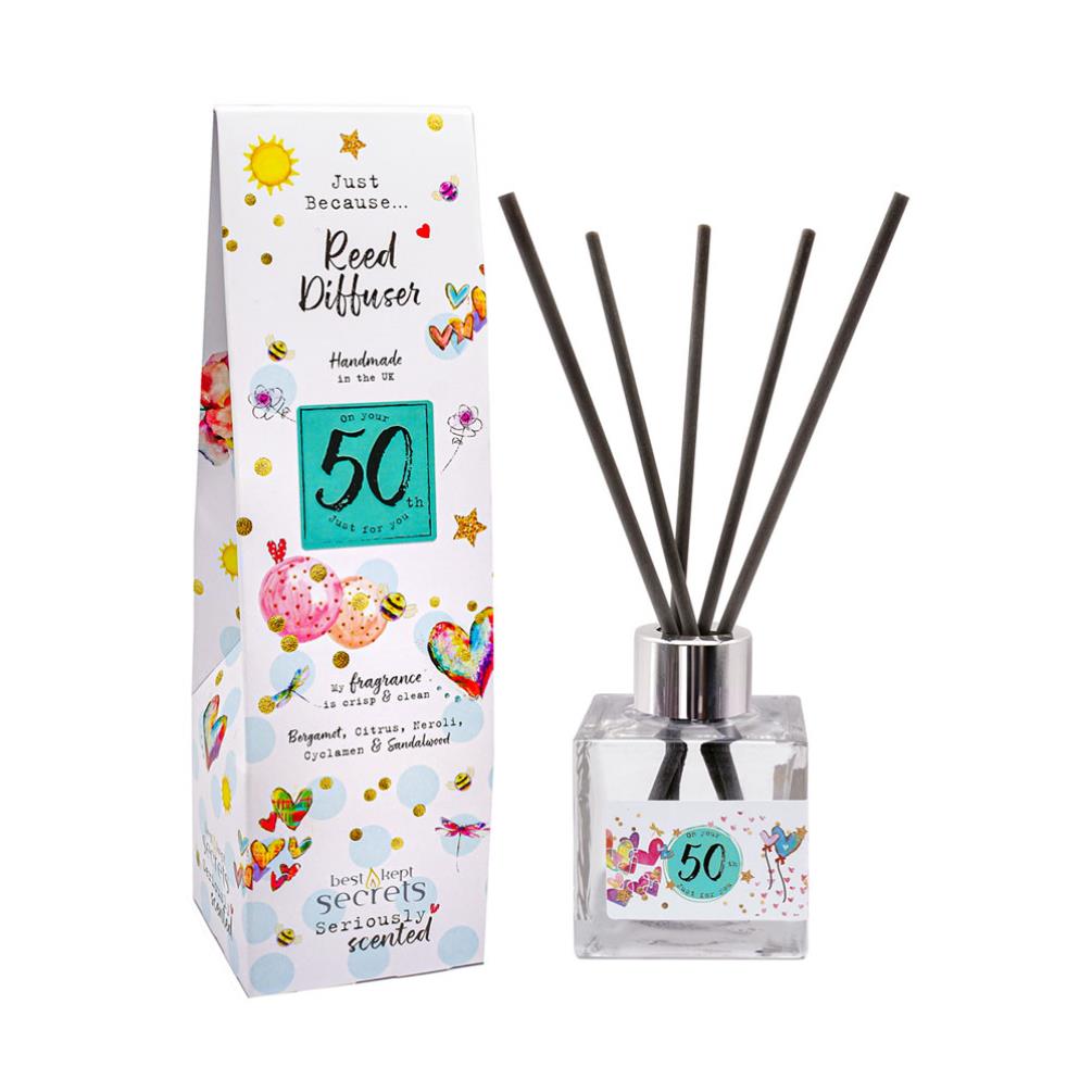 Best Kept Secrets 50th Birthday Sparkly Reed Diffuser - 100ml £13.49